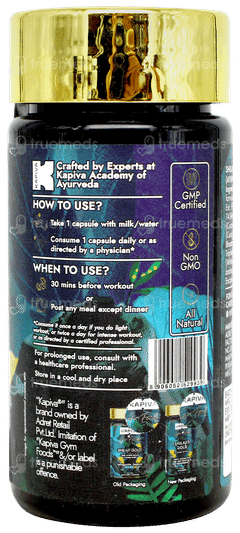 Kapiva Gym Foods Shilajit Gold Capsule 60