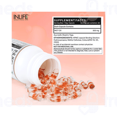 Inlife Mct Oil 500Mg Veg Capsule 60 Inlife Mct Oil 500Mg Veg Capsule 60