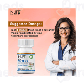 Inlife Mct Oil 500Mg Veg Capsule 60