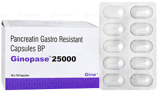 Ginopase 25000 Capsule 10