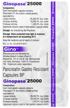 Ginopase 25000 Capsule 10