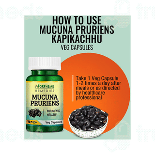 Morpheme Remedies Mucuna Pruriens Veg Capsule 60
