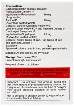 Rosutor Gold 10/75 Capsule 15