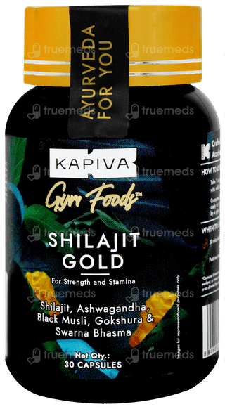 Kapiva Gym Foods Shilajit Gold Capsule 30