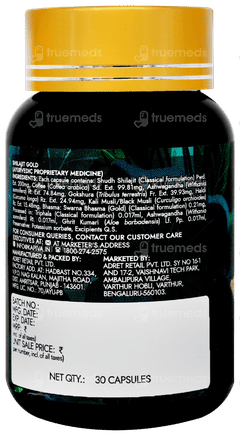 Kapiva Gym Foods Shilajit Gold Capsule 30