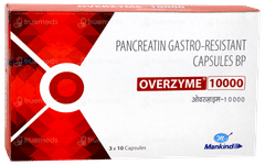 Overzyme 10000 Capsule 10 Overzyme 10000 Capsule 10