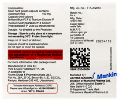 Abevia 100 Capsule 15