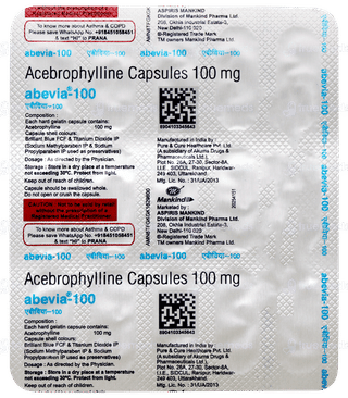 Abevia 100 Capsule 15