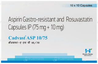 Cadvast Asp 10/75 Capsule 10