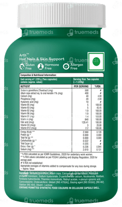 Arth Hair Nails & Skin Support Capsule 60