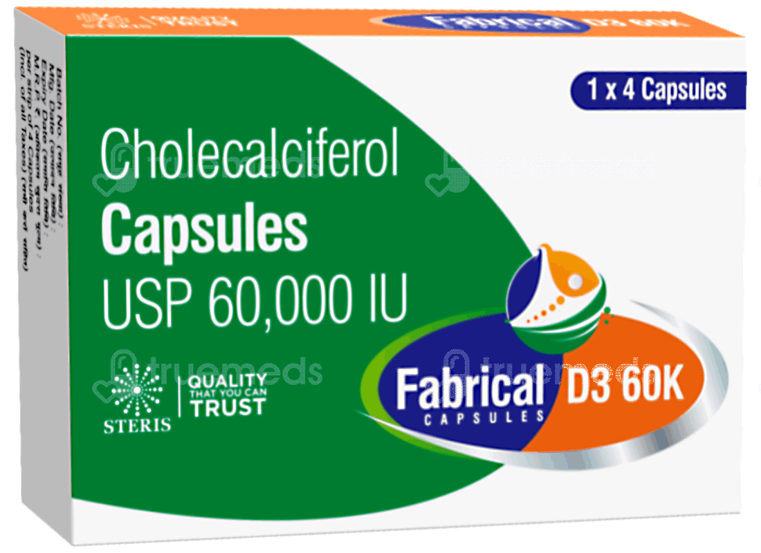 Fabrical D3 60K Capsule 4: Uses, Side Effects, Price & Substitutes