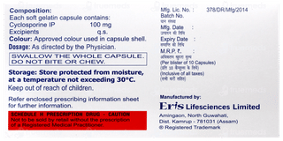 Psorid 100 Capsule 10