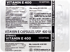 Steris Vitamin E 600 Capsule 10