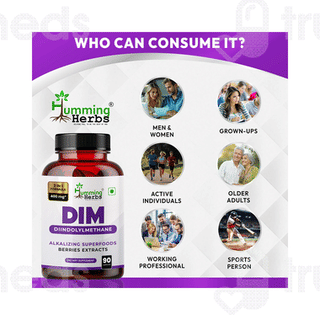 Humming Herbs Dim Diindolylmethane 400mg Capsule 90