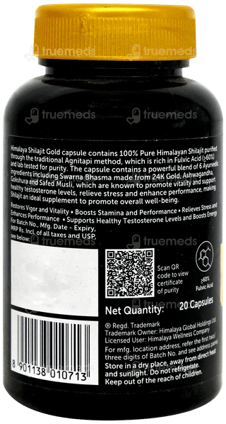 Himalaya Shilajit Gold Capsule 20