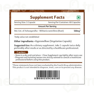 Herbs Wealth Ashwagandha Veg Capsule 60