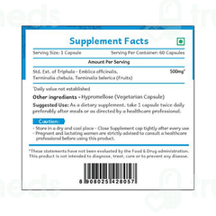 Herbs Wealth Triphala Veg Capsule 60