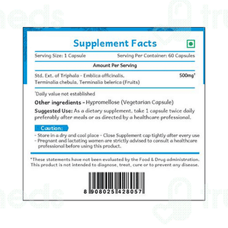 Herbs Wealth Triphala Veg Capsule 60