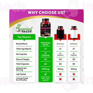 Humming Herbs Astragalus Capsule 60