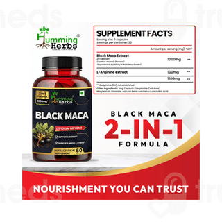Humming Herbs Black Maca Capsule 60