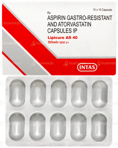 Lipicure As 40mg Capsule 10