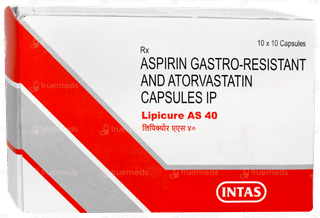 Lipicure As 40mg Capsule 10