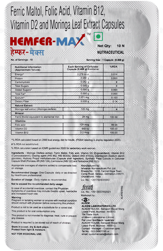 Hemfer Max Capsule 10