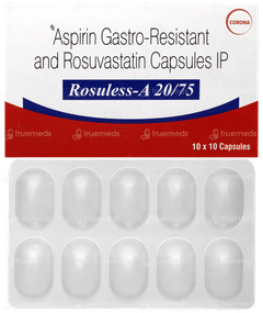 Rosuless A 20/75 Capsule 10