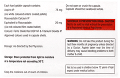 Rosuless A 20/75 Capsule 10