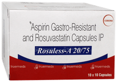 Rosuless A 20/75 Capsule 10