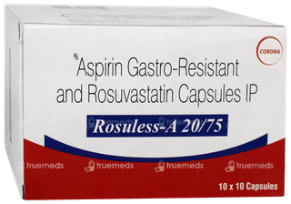 Rosuless A 20/75 Capsule 10