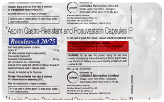 Rosuless A 20/75 Capsule 10