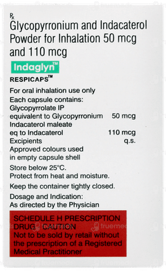 Indaglyn 50/110mcg Respicaps 30