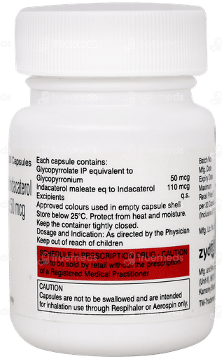 Indaglyn 50/110mcg Respicaps 30