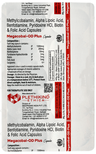 Megacobal Od Plus Capsule 10