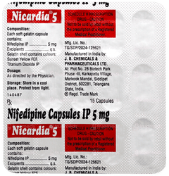 Nicardia 5 Capsule 15