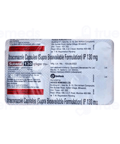 Subitral 130Mg Capsule 10