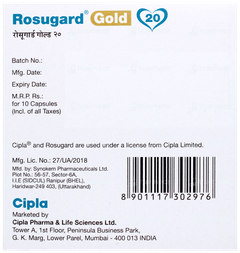Rosugard Gold 20 Capsule 10 Rosugard Gold 20 Capsule 10