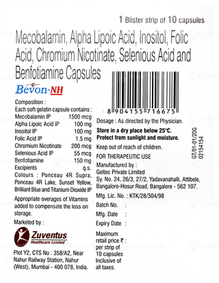 Bevon Nh Capsule 10