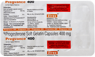 Pregvance 400 Capsule 10