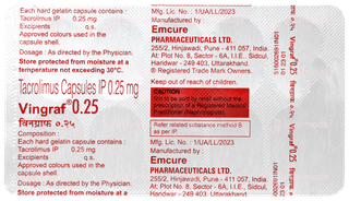 Vingraf 0.25 Capsule 10
