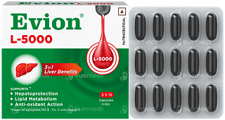 Evion L 5000 2 Pack Of 15 Capsules