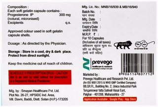 Mygesteron 300 Capsule 10