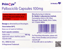 Primcyv 100mg Capsule 7