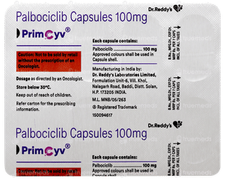 Primcyv 100mg Capsule 7