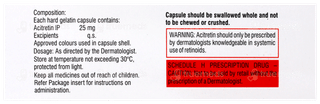 Acrotac 25mg Capsule 10