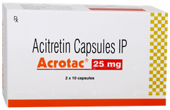 Acrotac 25mg Capsule 10
