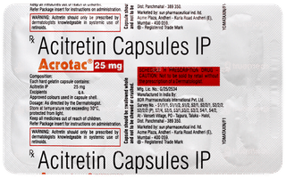 Acrotac 25mg Capsule 10