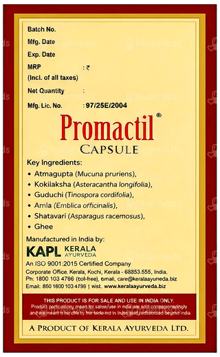 Kerala Ayurveda Promactil Capsule 10