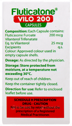 Fluticatone Vilo 200 Capsule 30